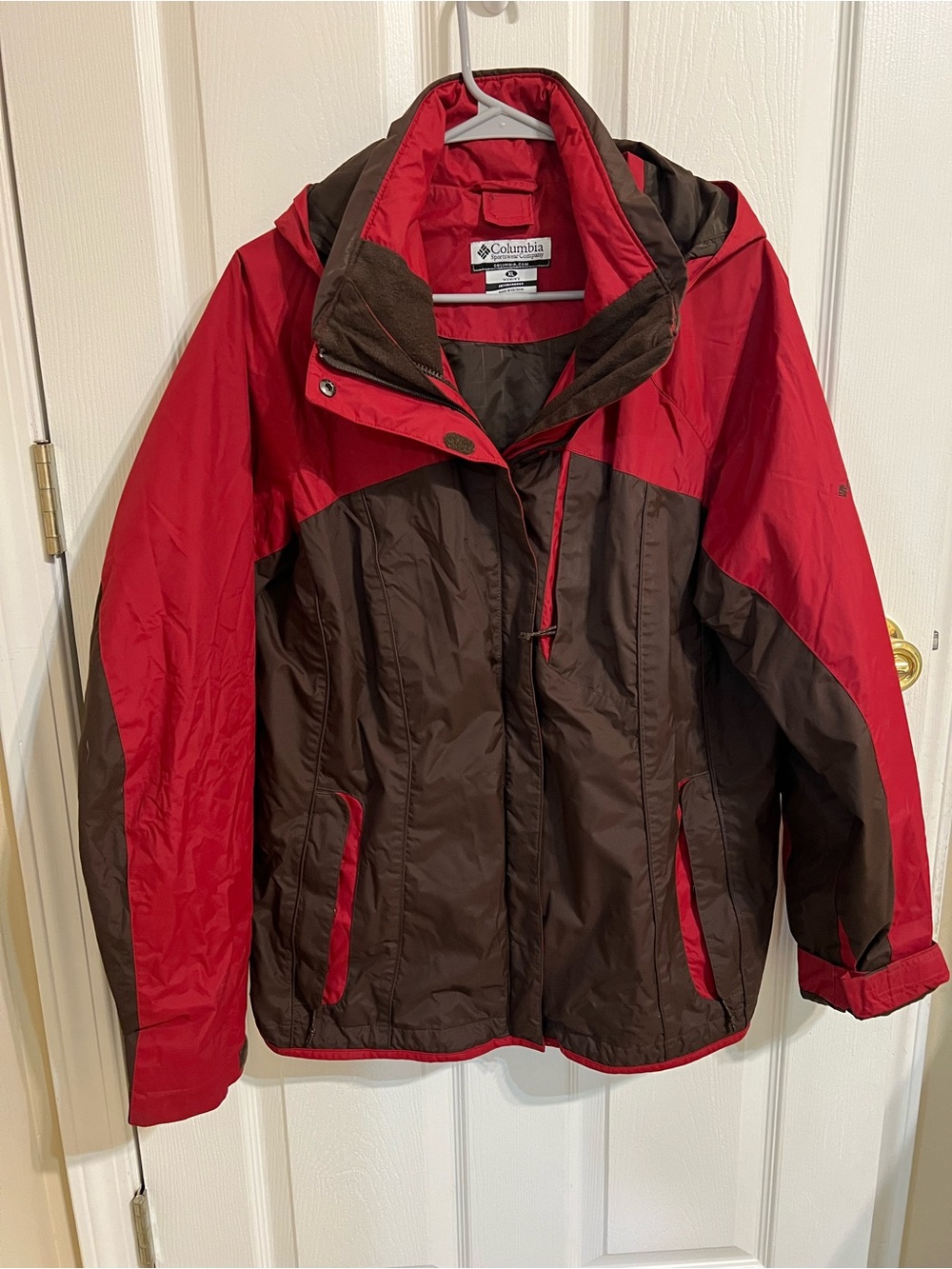 Columbia Women’s Interchangeable Waterproof Hooded Jacket Size XL